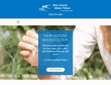 Tablet Screenshot of newvisionswater.com